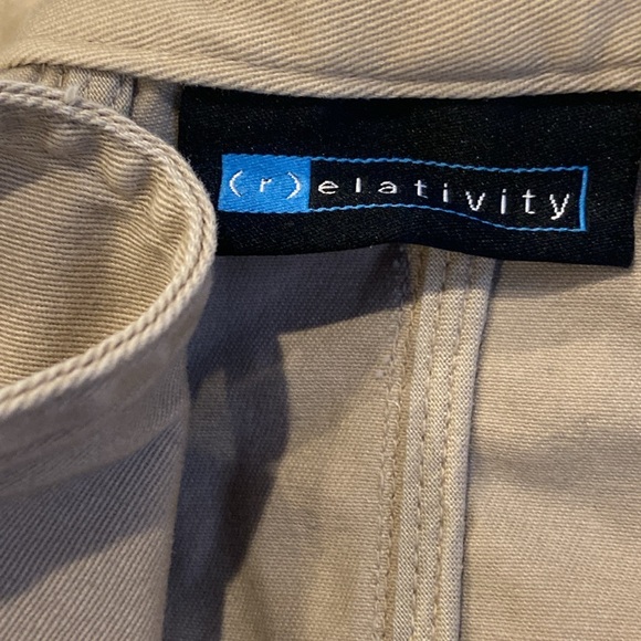 Relativity utility khaki tan button up jacket - Picture 5 of 6